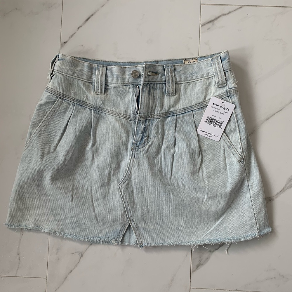 Free people Jean skirt